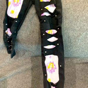 Kids Rapunzel leggings. Custom made🎉